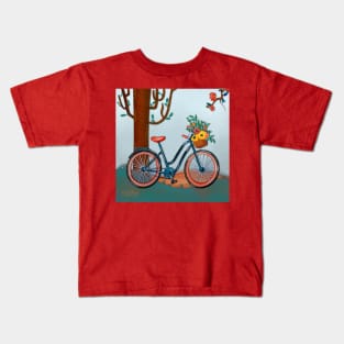 Spring bike Kids T-Shirt